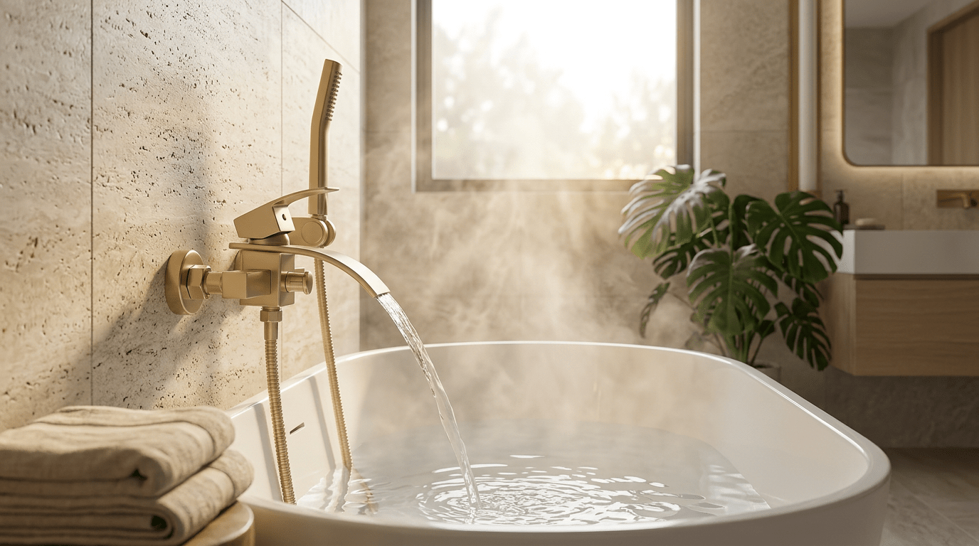 HydroGlow: Banheiros Luxuosos e Modernos