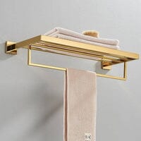 Acessórios para Banheiro Inox 304 Dourado Ruinez grupo 01 acessorios para banheiro Artificio Lar