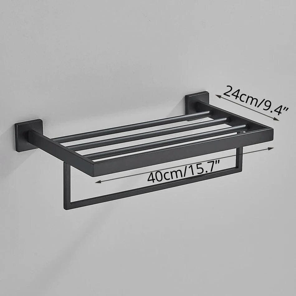 Acessórios para Banheiro Inox 304 Preto Fosco Shin grupo 01 acessorios para banheiro Artificio Lar