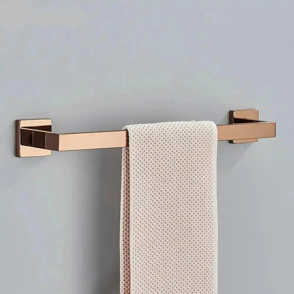 Acessórios para Banheiro Inox Rose Gold Shine acessórios para banheiro inox Artificio Lar