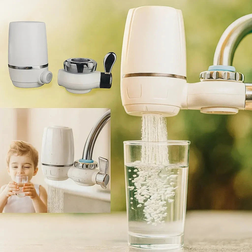AquaShield Água Limpa – Filtro para Torneira com 5 Etapas Purificador Filtro de Água para Torneira - AquaShield Artificio Lar