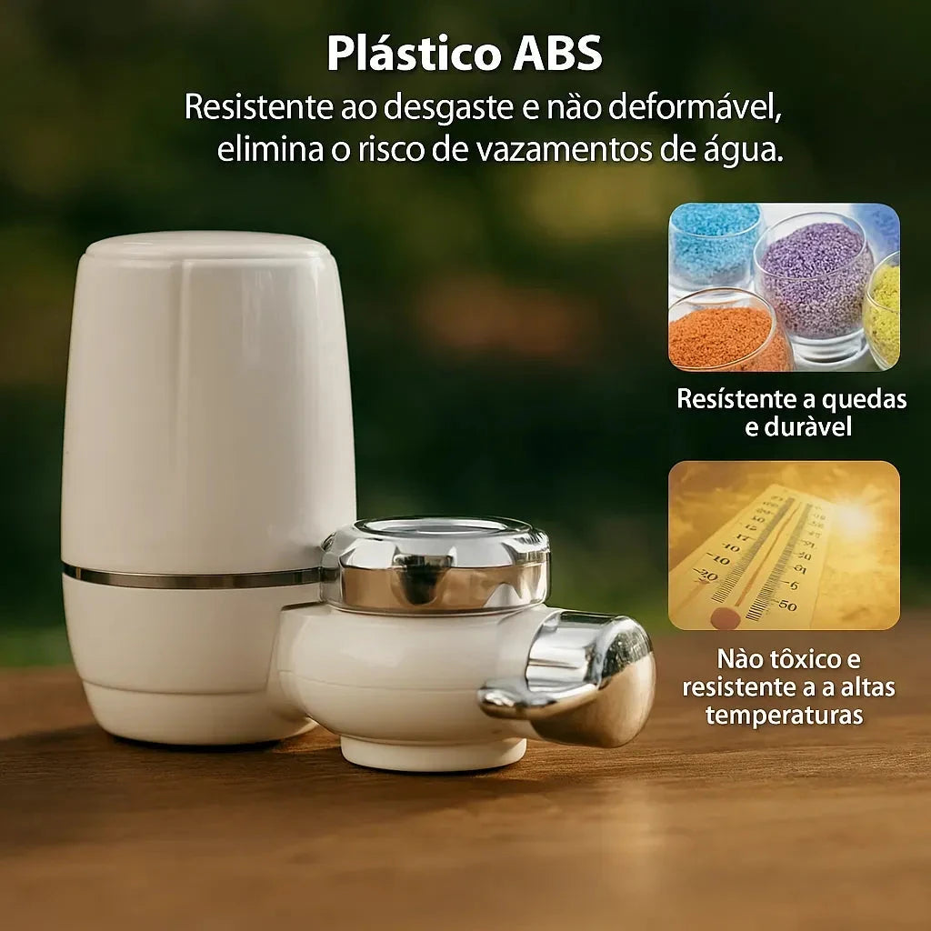 AquaShield Água Limpa – Filtro para Torneira com 5 Etapas Purificador Filtro de Água para Torneira - AquaShield Artificio Lar