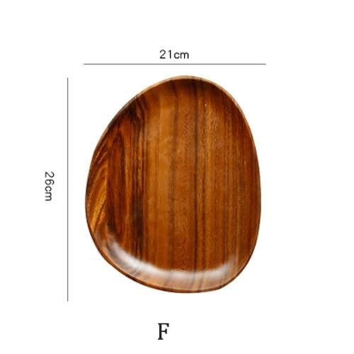 Bandejas de Madeira Irregular Casa e Cozinha - 5 Artificio Lar F