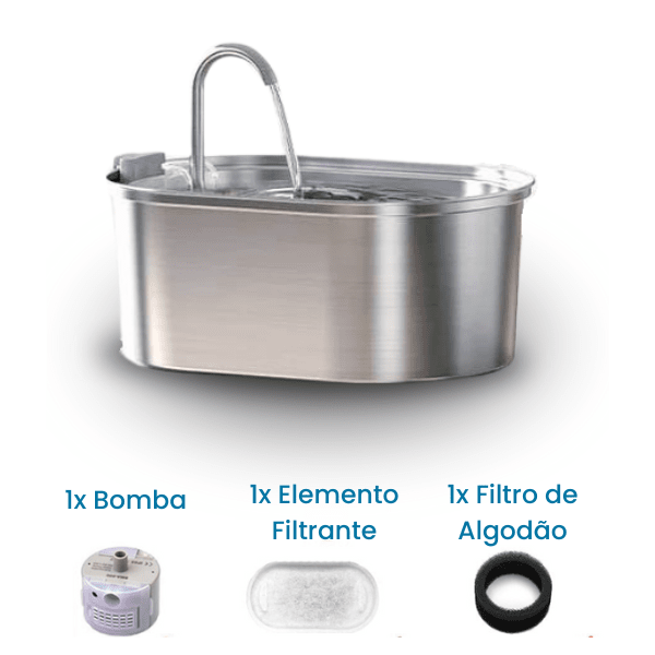 Bebedouro Inox Flow Artificio Lar