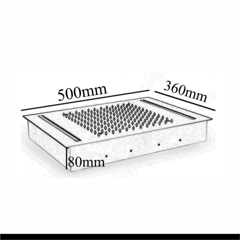 Chuveiro de Teto Embutir com LED Torneira Online