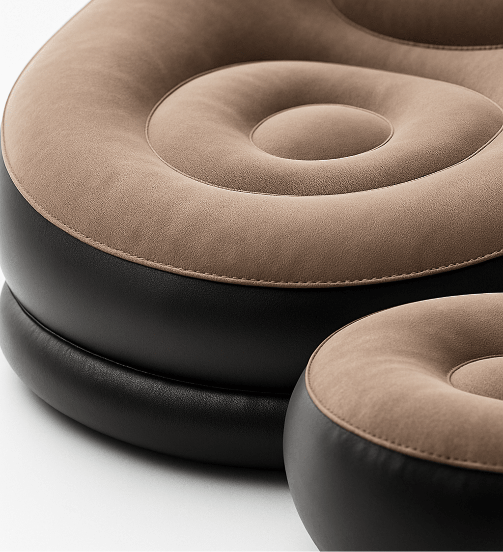 Conjunto Poltrona Sofa Inflavel Portatil Groover Conjunto Poltrona Sofa Inflavel Portatil Groover Artificio Lar