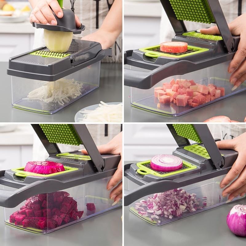 Cortador Multi-Funcional de Alimentos Cortador Artificio Lar