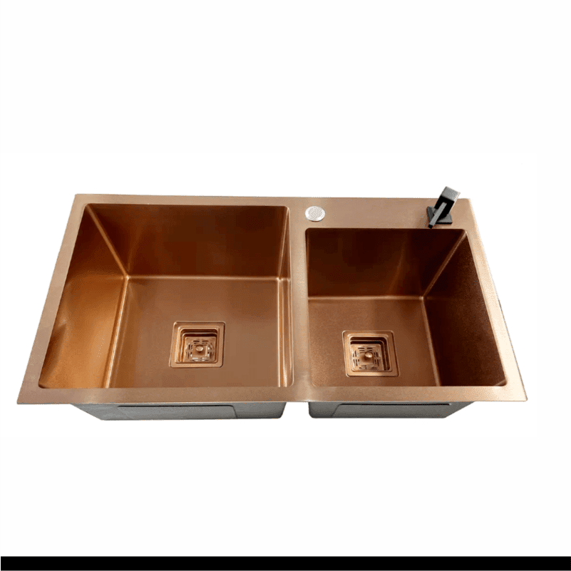 Cuba Rose Gold Quadratta 78x43 - Dupla Torneira Online