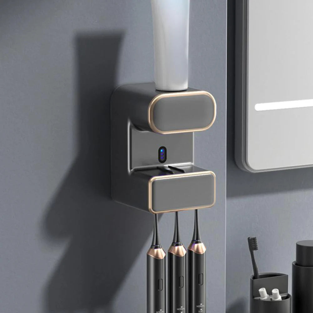 Dispenser Automático Para Pasta Roover Clean de Dente Ultrassônico grupo 01 acessorios para banheiro Artificio Lar