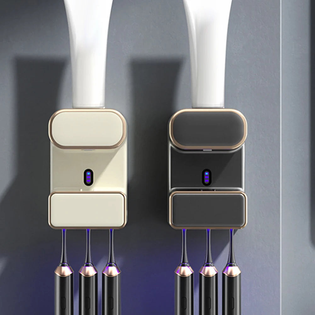 Dispenser Automático Para Pasta Roover Clean de Dente Ultrassônico grupo 01 acessorios para banheiro Artificio Lar