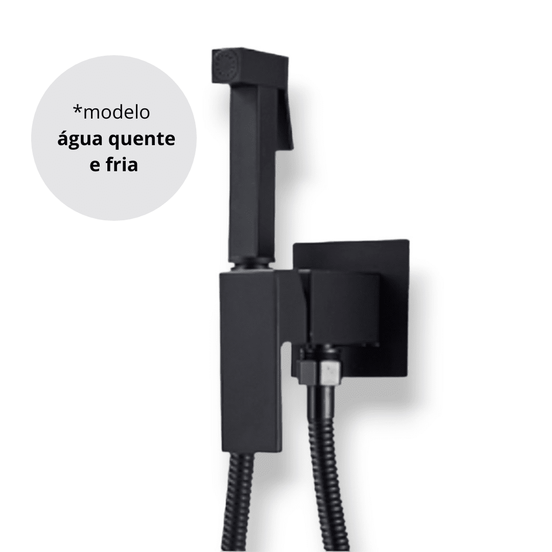 Ducha Higiênica Black Torneira Online Água Quente e Fria