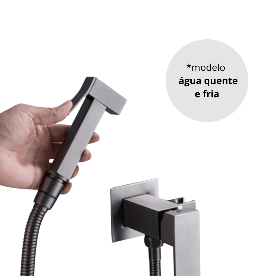 Ducha Higiênica Grey Torneira Online Água Quente e Fria