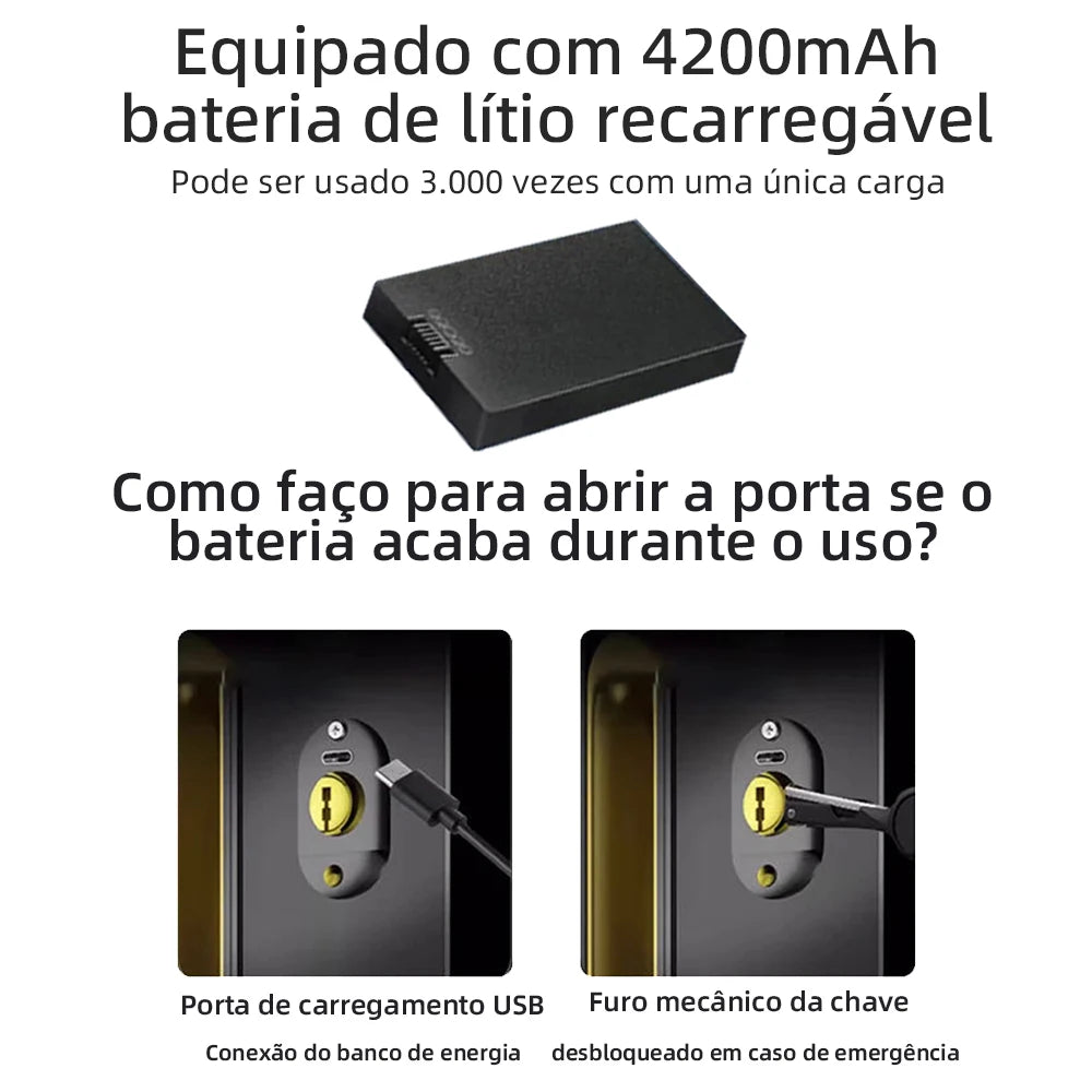 Fechadura Digital Face VisiLock 3D - Oferta Relâmpago Fechadura Digital Artificio Lar