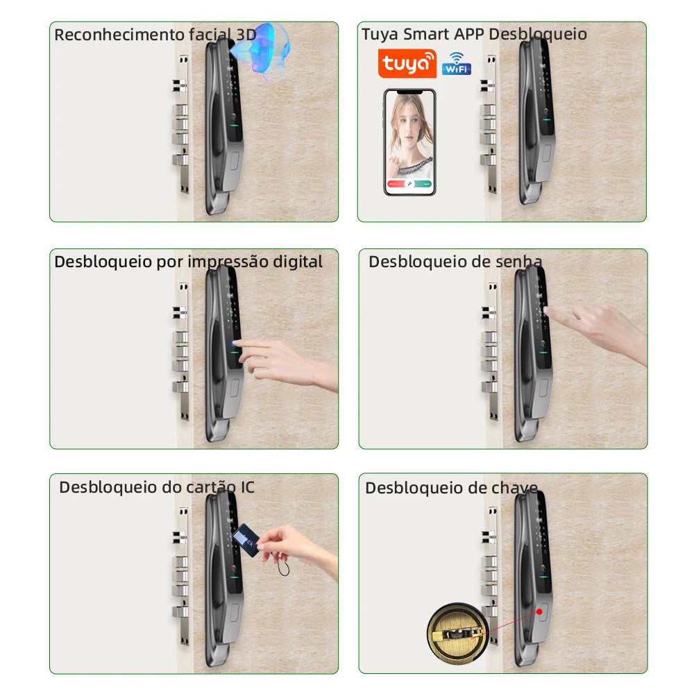 Fechadura Digital Face VisiLock 3D - Oferta Relâmpago Fechadura Digital Artificio Lar