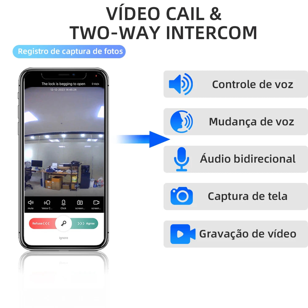 Fechadura Digital Face VisiLock 3D - Oferta Relâmpago Fechadura Digital Artificio Lar