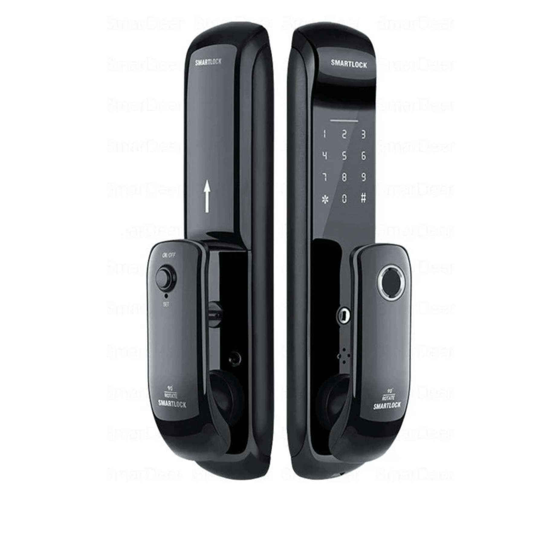 Fechadura Digital Smart 3D Wifi Biométrica Security Smart Fechadura Digital Smart 3D Wifi Biométrica Security Smart Artificio Lar