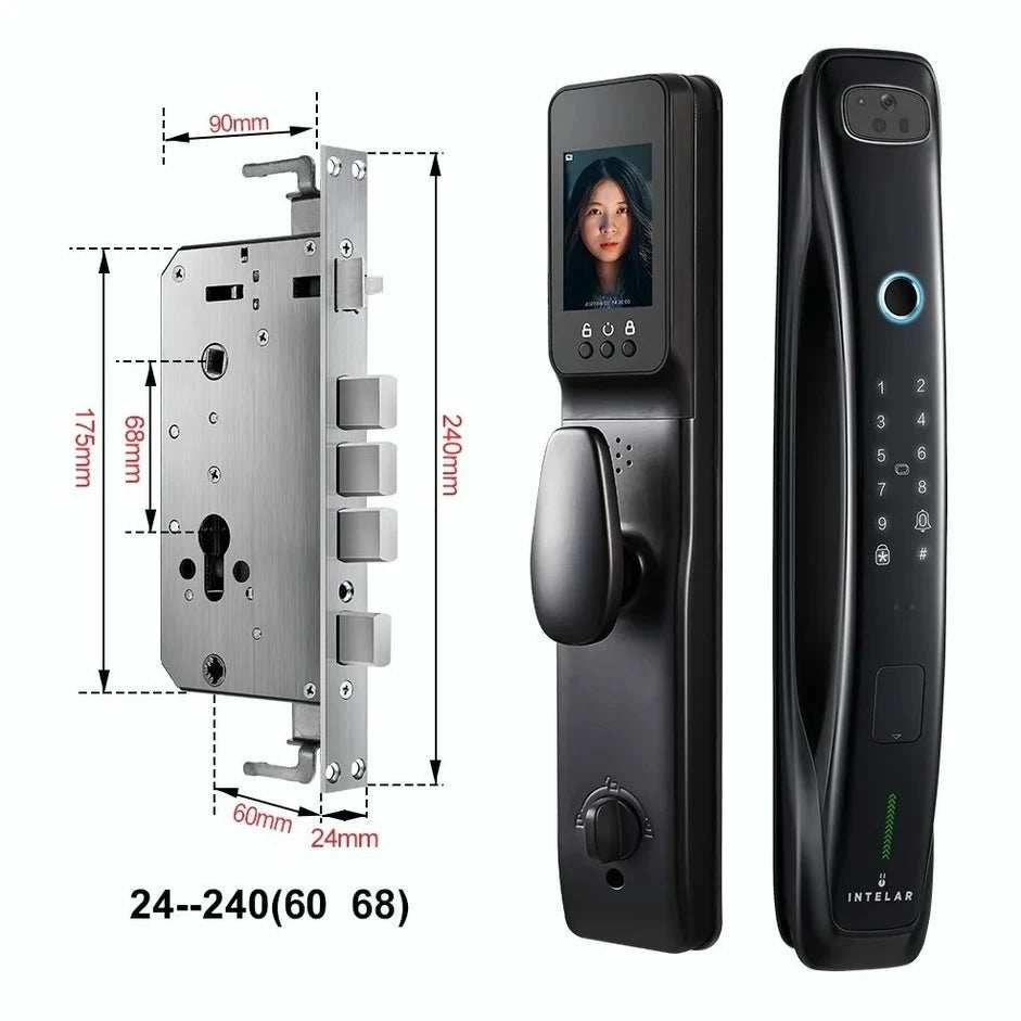 Fechadura Eletrônica Inteligente Wolf X3 3D Biométrica Fechadura Eletrônica Inteligente Wolf X3 3D Biométrica Artificio Lar X3 brazil 6068 24x240