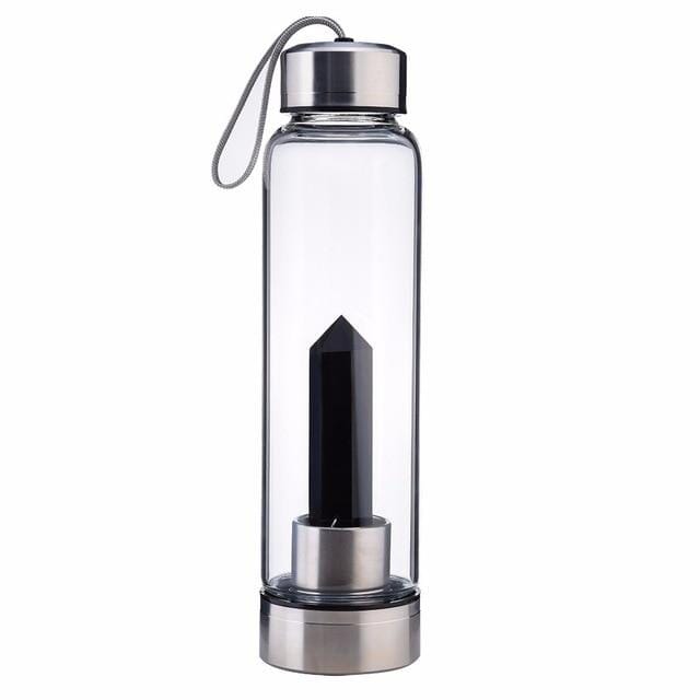 Garrafa com Cristal garrafa com cristal Artificio Lar OBSIDIANO