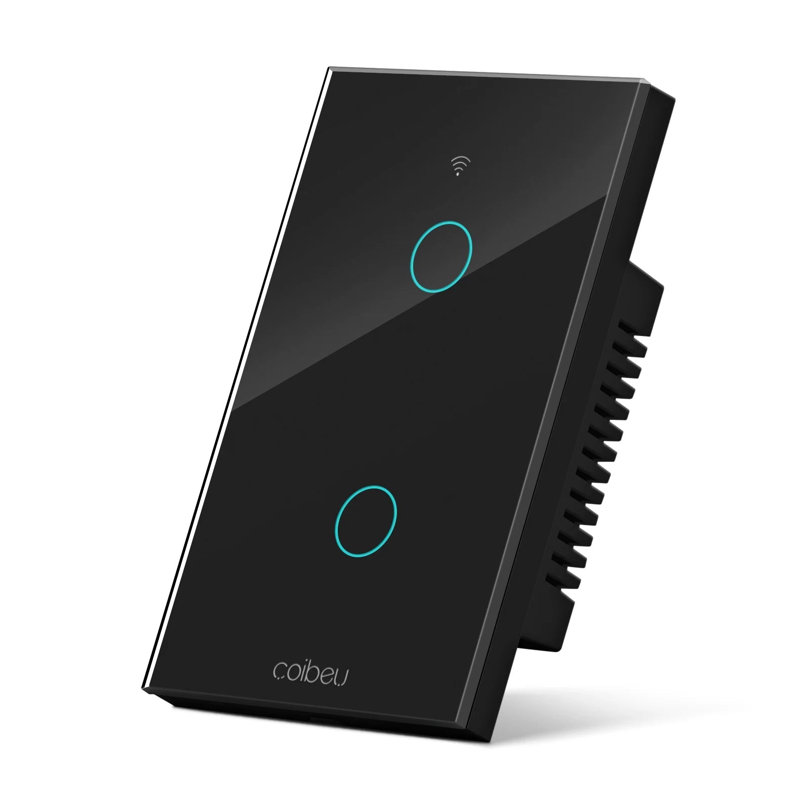 Interruptor Inteligente Alexa - ConectSwitch Casa e Jardim Artificio Lar 2 Botões-Preto A PRONTA ENTREGA