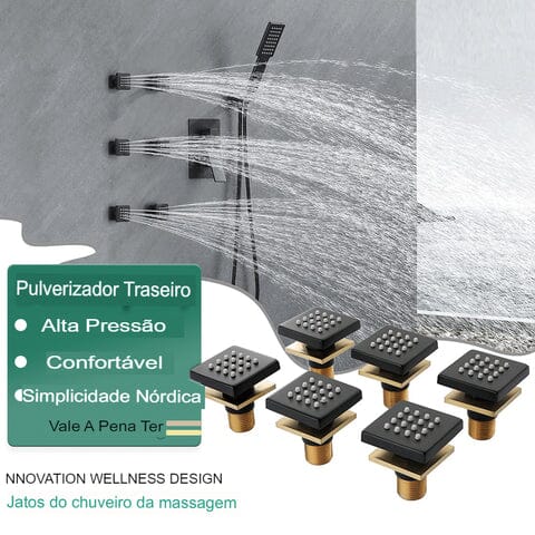 Jatos corporais de hidromassagem Spa Personalizado Darcol grupo 01 acessorios para banheiro Artificio Lar