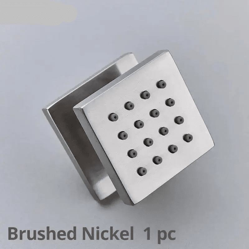 Jatos corporais de hidromassagem Spa Personalizado Darcol grupo 01 acessorios para banheiro Artificio Lar Níque Escovado 1 pc De 7 a 18 Dias