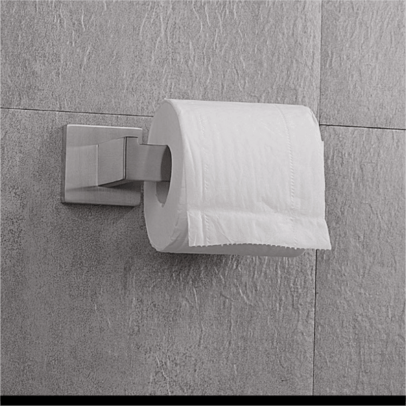 Kit Acessórios Aço Escovado Style Torneira Online Papeleira