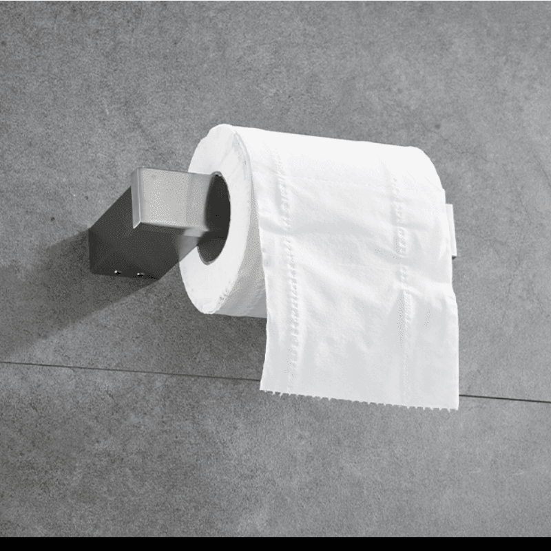 Kit Acessórios Banheiro Aço Escovado Acessórios Torneira Online Papeleira