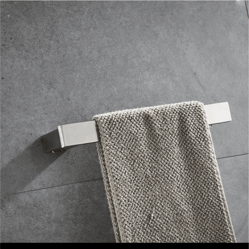 Kit Acessórios Banheiro Aço Escovado Acessórios Torneira Online Porta Toalha Rosto