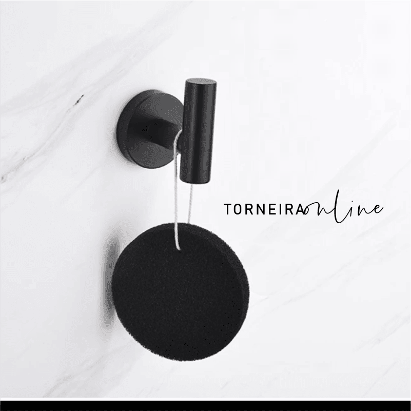 Kit Acessórios Black Fit Torneira Online Gancho/Cabide