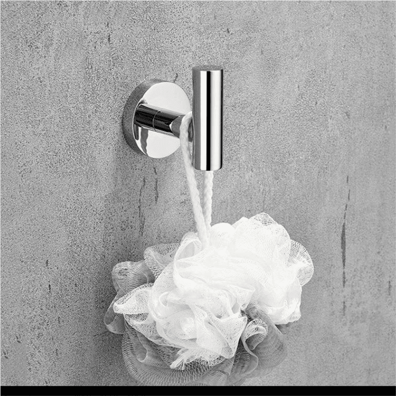 Kit Acessórios Cromado Fit Torneira Online Gancho/Cabide