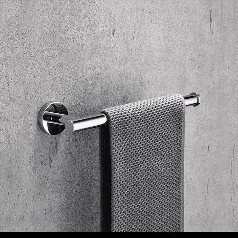 Kit Acessórios Cromado Fit Torneira Online Porta Toalha Rosto