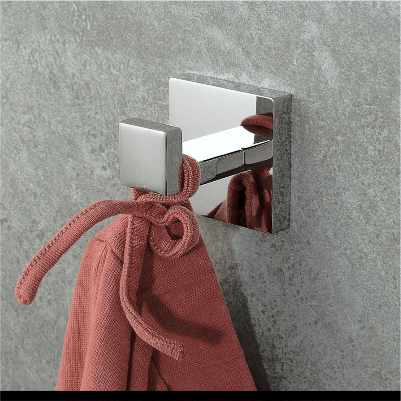 Kit Acessórios Cromado Style Torneira Online Gancho/Cabide