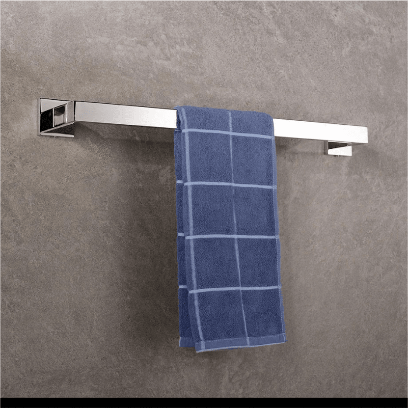 Kit Acessórios Cromado Style Torneira Online Toalheiro Único Corpo