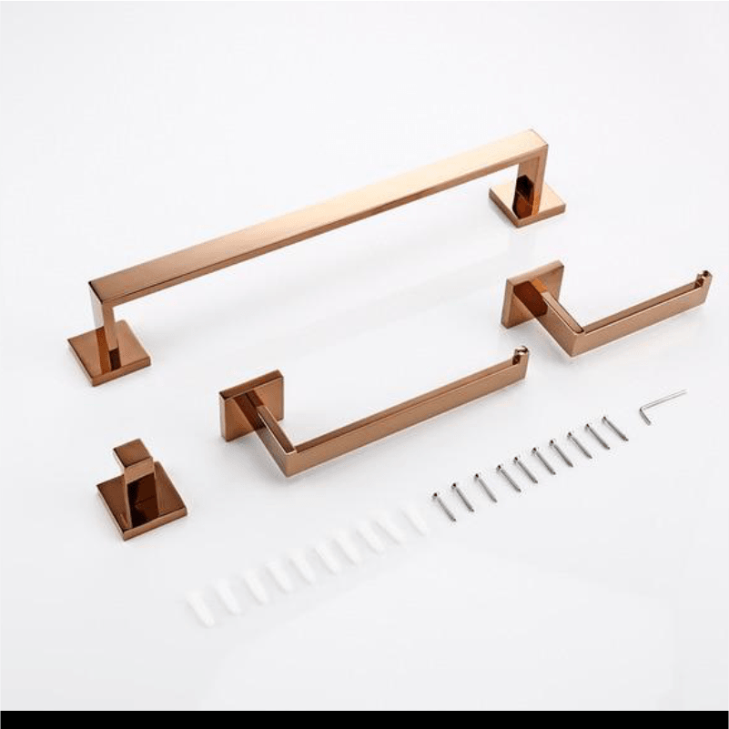 Kit Acessórios Rose Gold Torneira Online Kit Completo