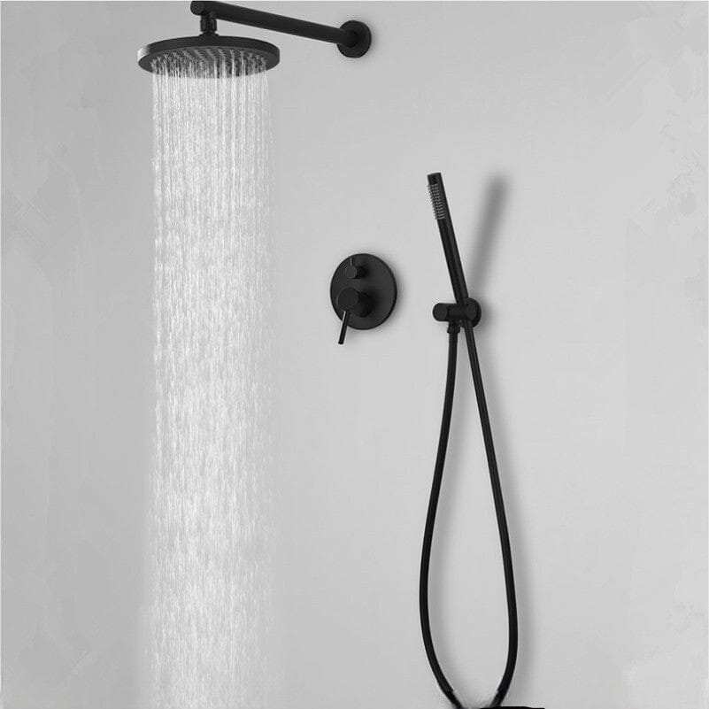 Kit Chuveiro Redondo Black Premium Torneira Online