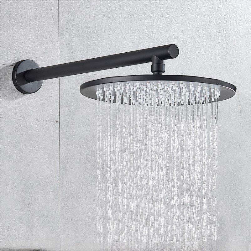 Kit Chuveiro Redondo Black Premium Torneira Online Parede