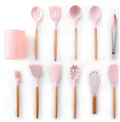 Kit Colheres Best Chef kit best chef Artificio Lar ROSA-12pcs-B