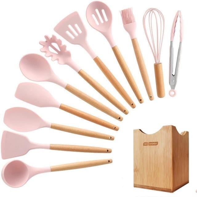 Kit Master Conchas e Colheres Espátulas Chef Coloridos kit master chef Artificio Lar