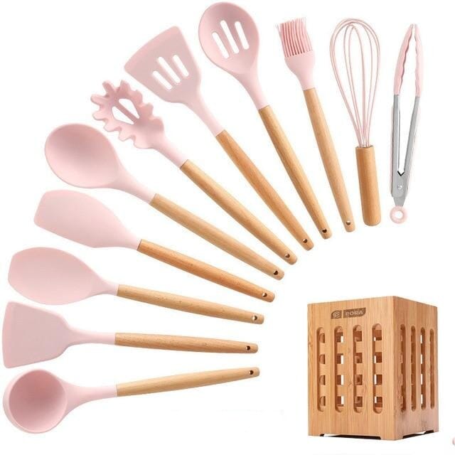 Kit Master Conchas e Colheres Espátulas Chef Coloridos kit master chef Artificio Lar