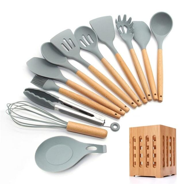 Kit Master Conchas e Colheres Espátulas Chef Coloridos kit master chef Artificio Lar