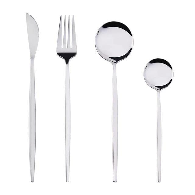 Kit Talheres Luxury 4 peças kit talheres luxury Artificio Lar Prata
