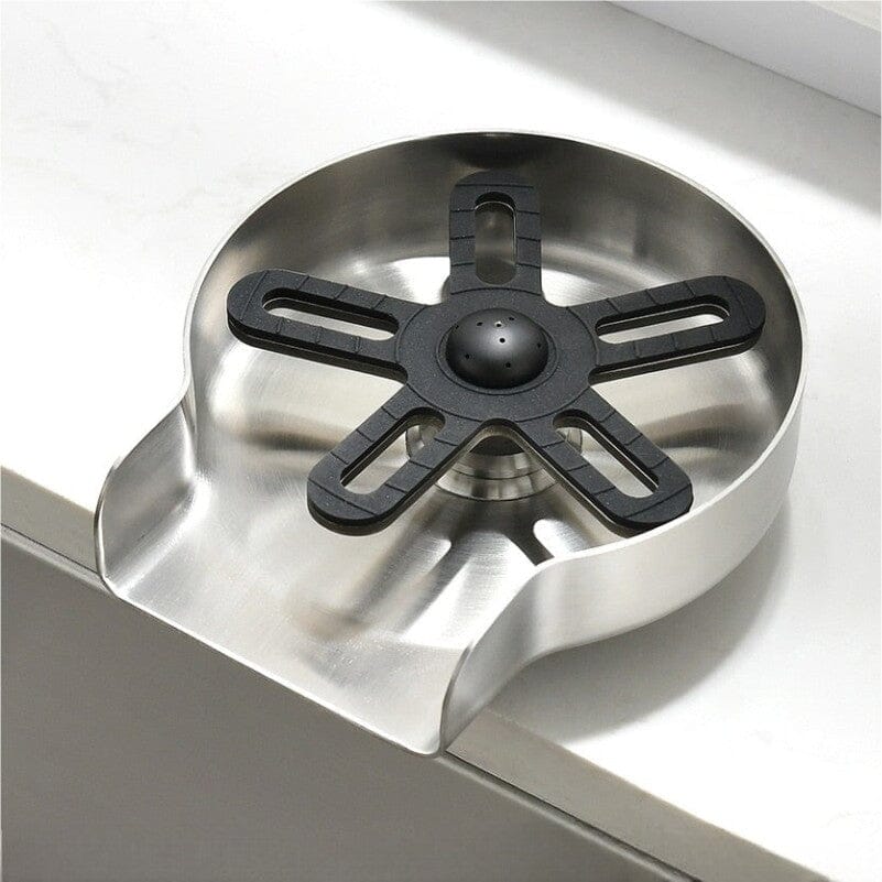 Lavador de Copos Automático Acessórios Torneira Online Aço Escovado