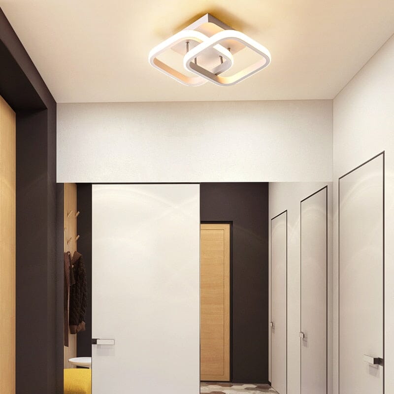 Luminária Lustre Minimalista LED 24w - 3 Cores de Luz Ajustáveis - 11 Modelos Luminária - 01 Artificio Lar