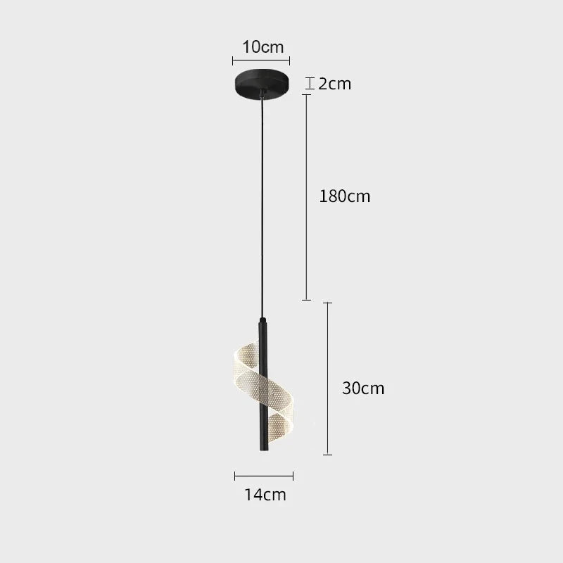 Luminária Pendente de LED para Cabeceira Luxury Grow Luminária Pendente de LED para Cabeceira Luxury Grow Artificio Lar Preto com 1 ponto de luz