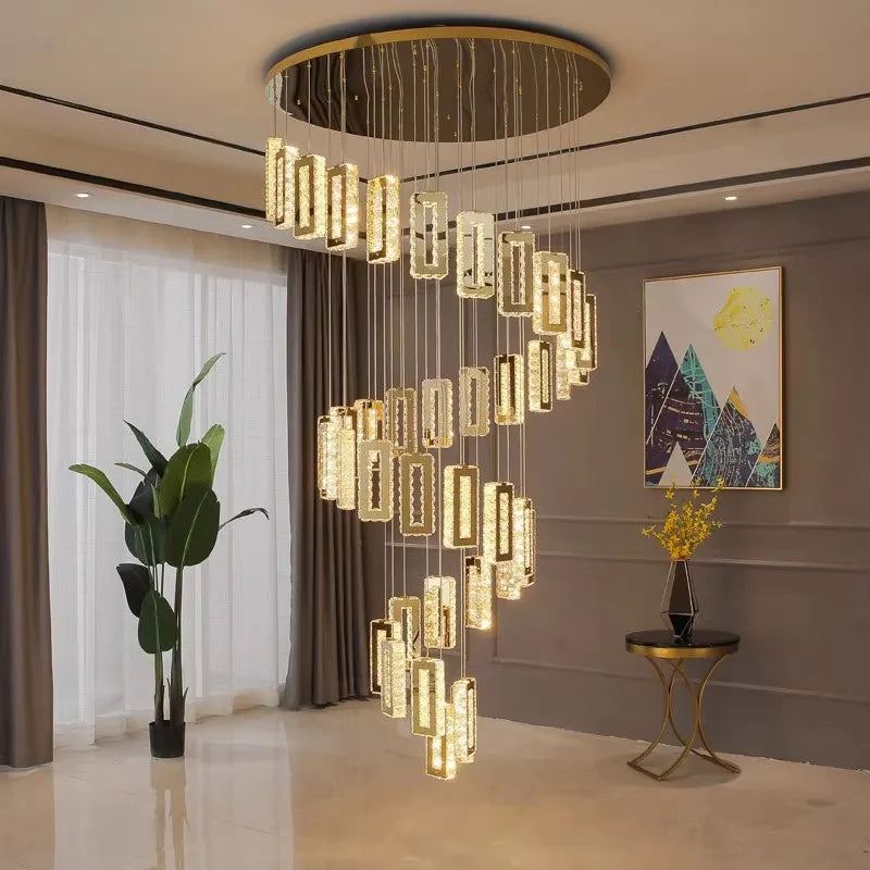 Lustre SavenTork Design Encantador Lustres Artificio Lar 5 Leds 150CM