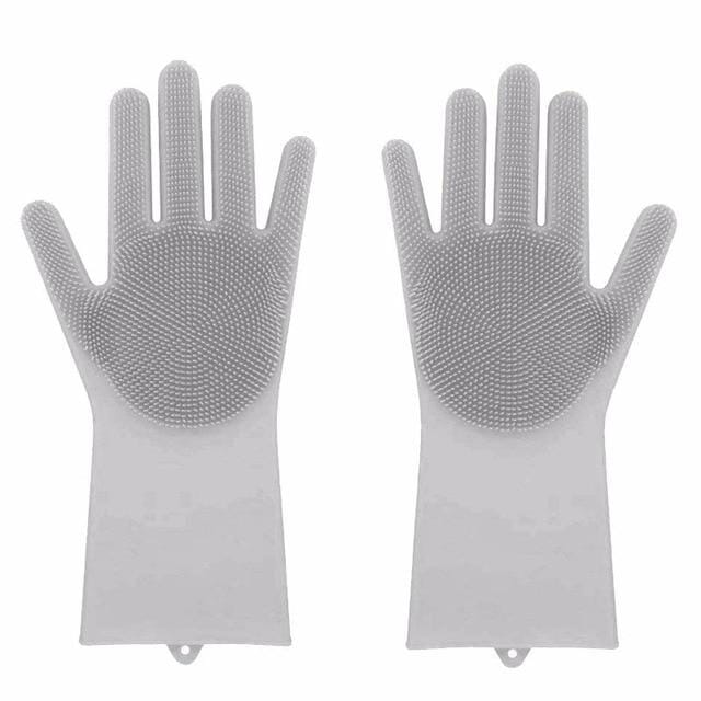 Luvas de Silicone luvas de silicone Artificio Lar cinzaq