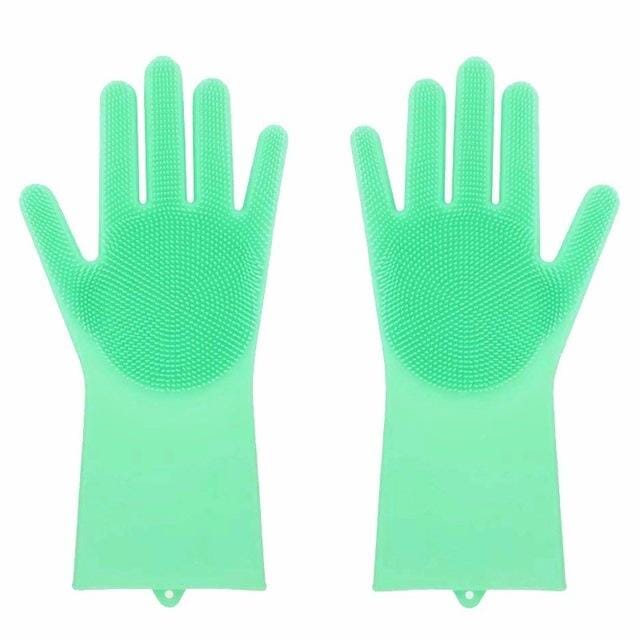 Luvas de Silicone luvas de silicone Artificio Lar verde