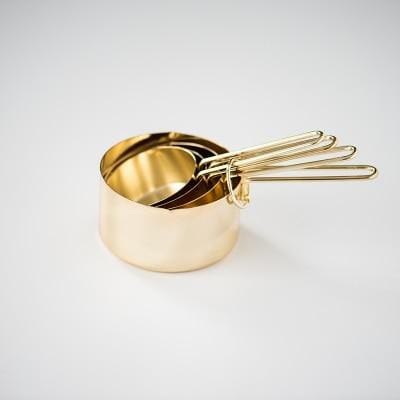 Medidores Escandinavos - Kit 4 Peças medidores escandinavos Artificio Lar medidores dourado