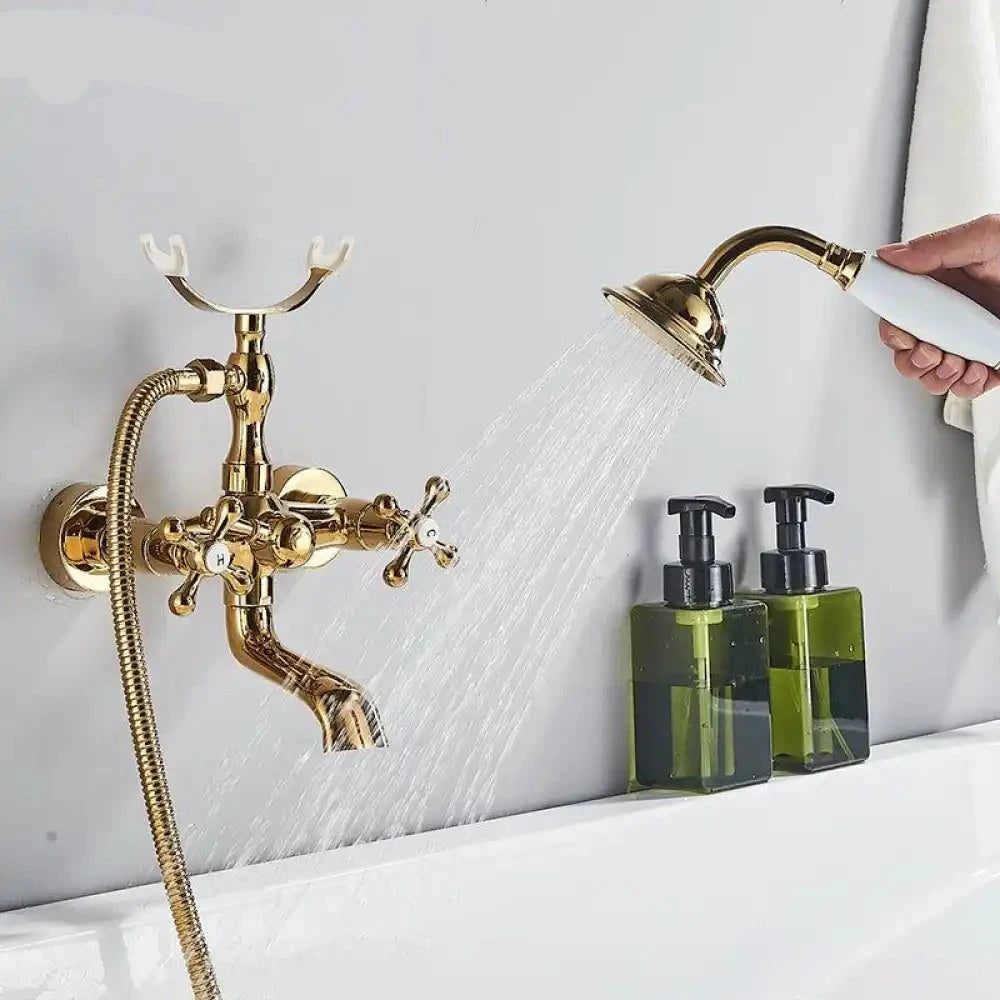 Misturador De Parede Para Banheira Duplocomando Inglês Brazina misturador de parede banheira duplo comando Artificio Lar