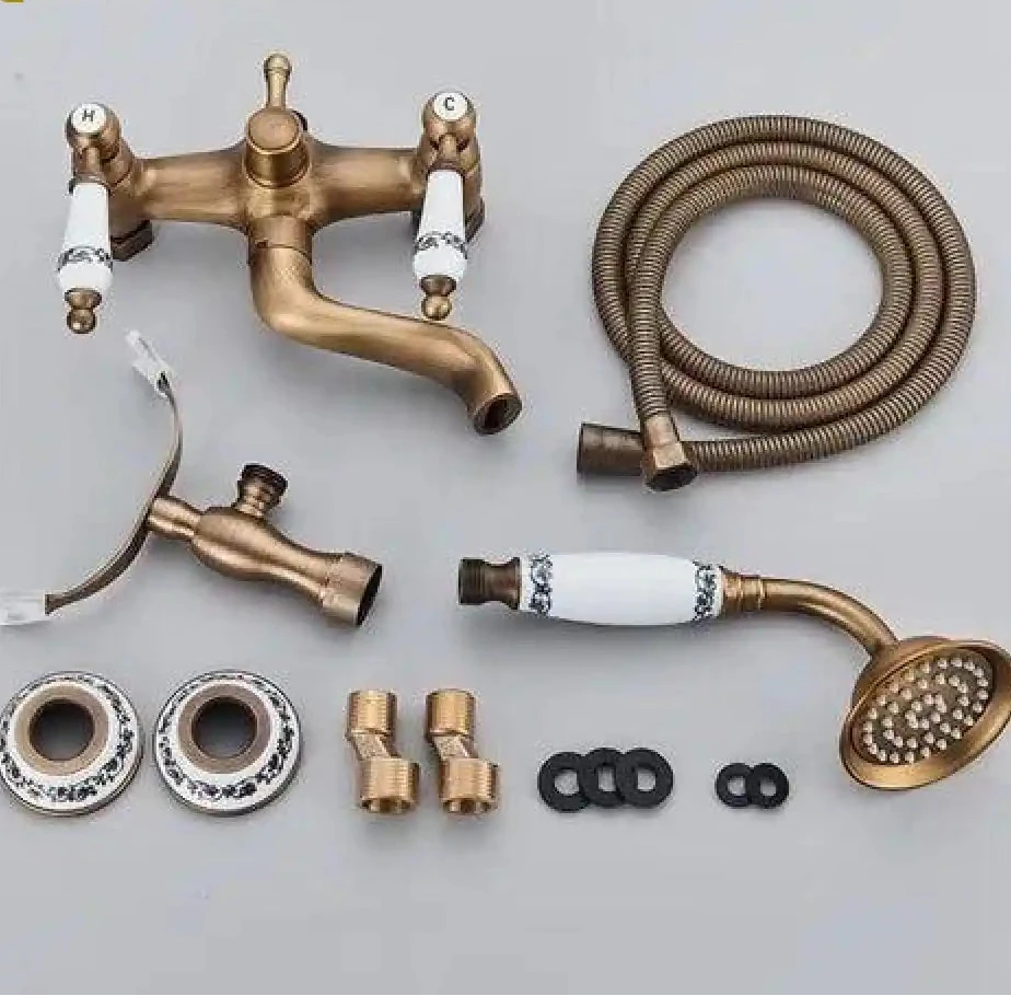 Misturador De Parede Para Banheira Duplocomando Inglês Brazina misturador de parede banheira duplo comando Artificio Lar